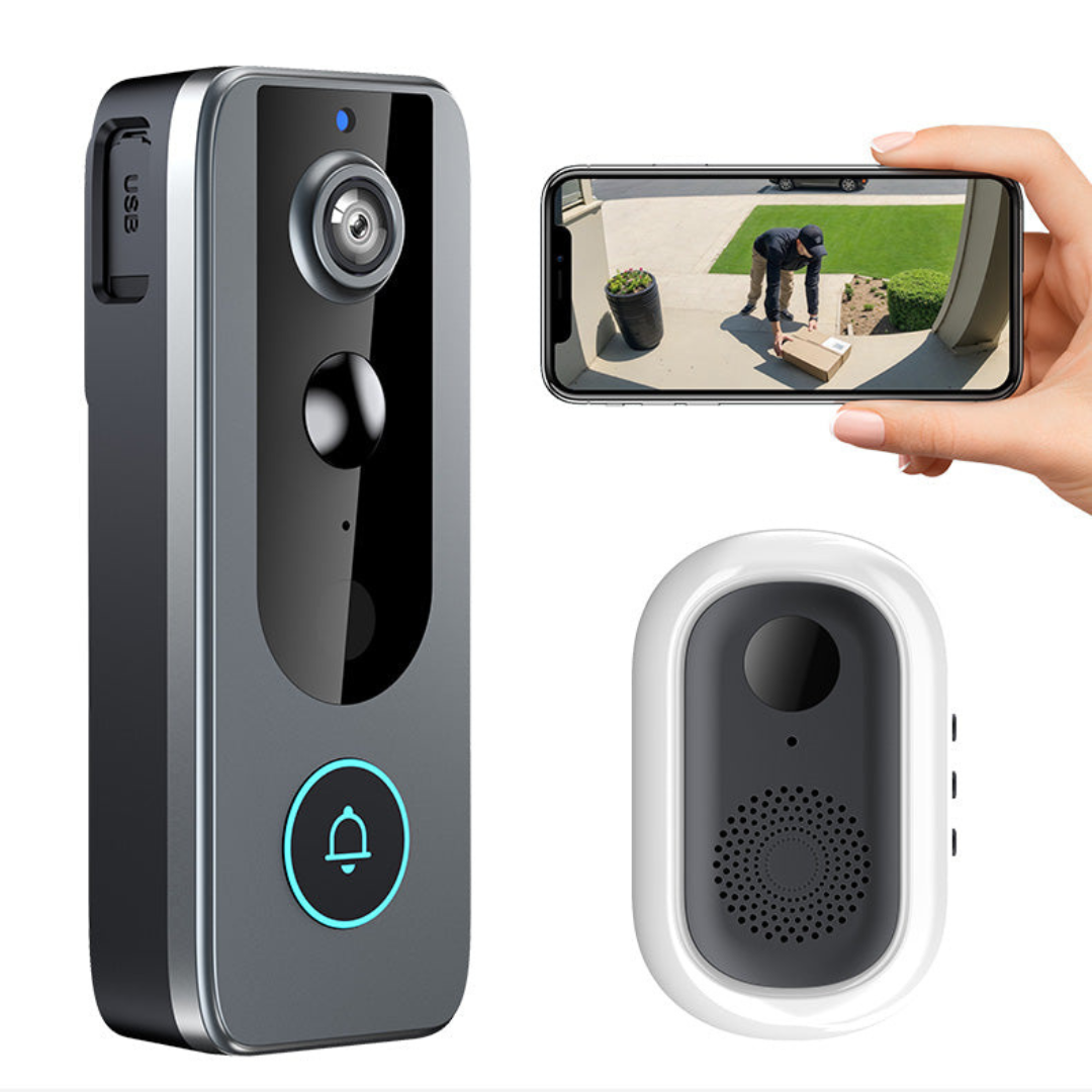 Smart WiFi Video Doorbell Cam with Two-Way Audio & App Access