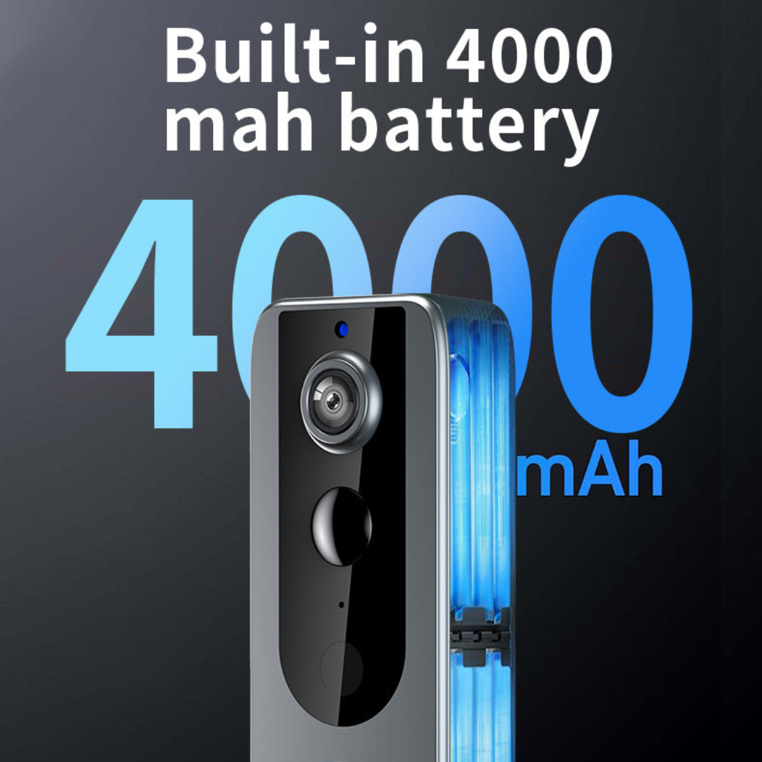 Smart WiFi Video Doorbell Cam with Two-Way Audio & App Access