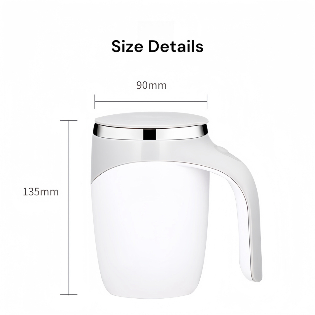 USB Magnetic Auto-Stirring Cup with Insulated Stainless Steel
