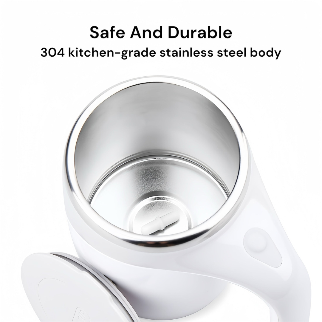 USB Magnetic Auto-Stirring Cup with Insulated Stainless Steel