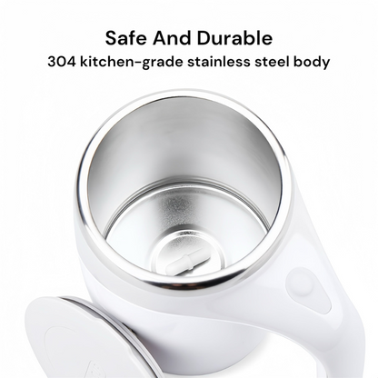 USB Magnetic Auto-Stirring Cup with Insulated Stainless Steel