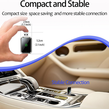 WireFree CarPlay Adapter, Cut the Cords, Drive Smarter
