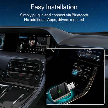 WireFree CarPlay Adapter, Cut the Cords, Drive Smarter